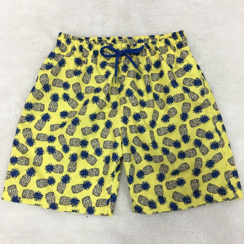 Pili Carrera Boys Pineapple Swim Trunk Shorts 10Y